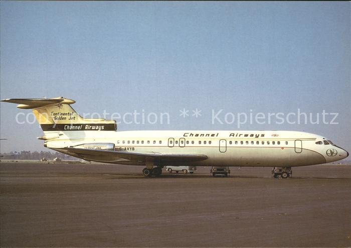 Flugzeuge Zivil Hawker Siddeley Trident 1E G-AVYB Channel Airways
