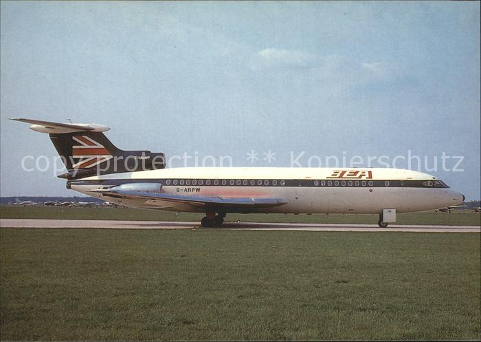 Flugzeuge Zivil British European Airways Hawker Siddele