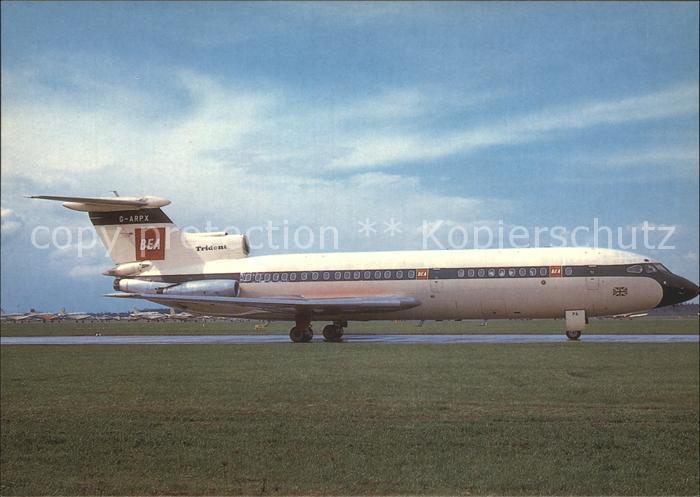 Flugzeuge Zivil Hawker Siddeley Trident 1C G-ARPX British European Airways