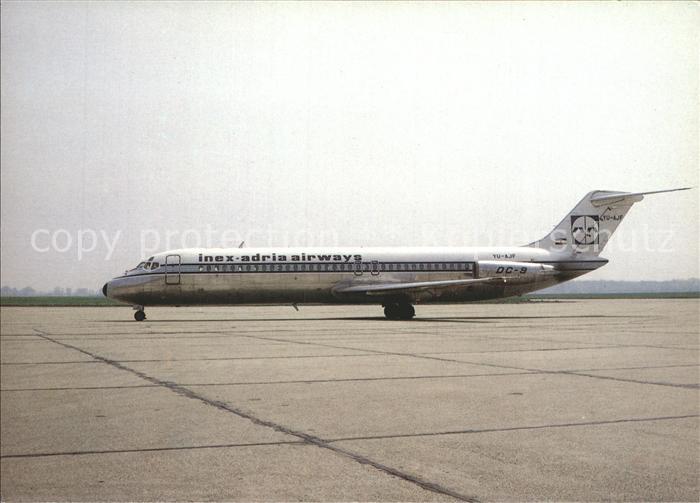 Flugzeuge Zivil Inex Adria Airways D-9-32 YU-AJF