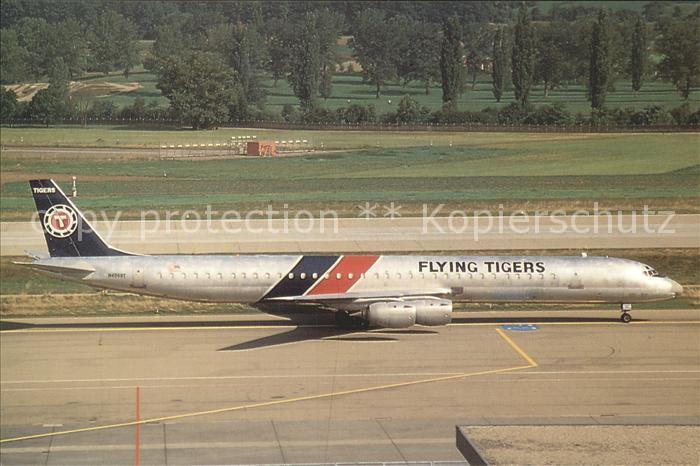 Flugzeuge Zivil Flying Tigers DC-8-73CF N4869T c/n 46117/525
