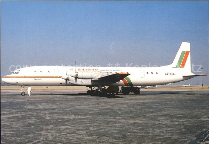 Flugzeuge Zivil Balkan Bulgarian Airlines Ilyushin 18D LZ-BEA