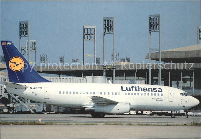 Lufthansa Boeing 737-200 D-ABFW