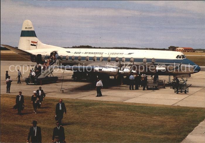Flugzeuge Zivil South African Airways Vickers Viscount ZS-CDT