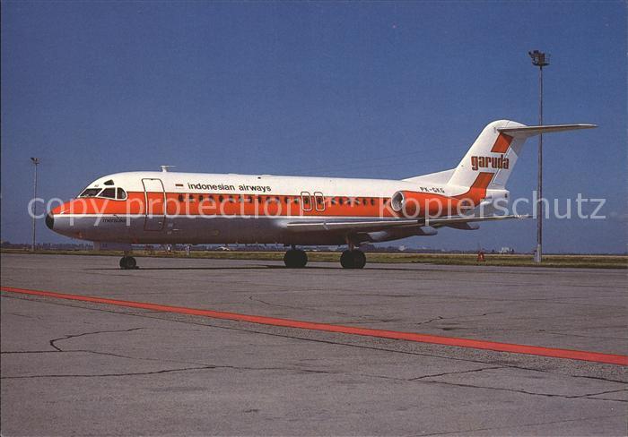 Flugzeuge Zivil Garuda Indonesian Airways Fokker F28-4000 PK-GKG C/N 11171