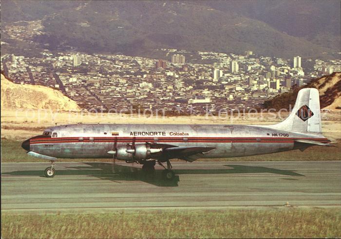 Flugzeuge Zivil Aeronorte Colombia MDC Douglas DC-6BF HK-1700 cn 44419