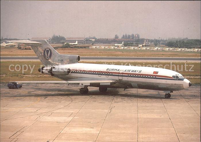 Flugzeuge Zivil Burma Airways Boeing 727-193 XY-ADR