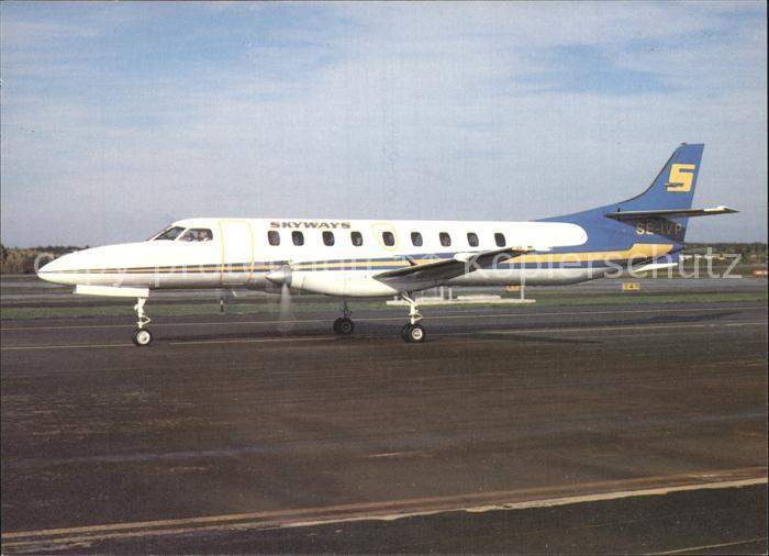 Flugzeuge Zivil Skyways of Scandinavia Swearingen Metroliner
