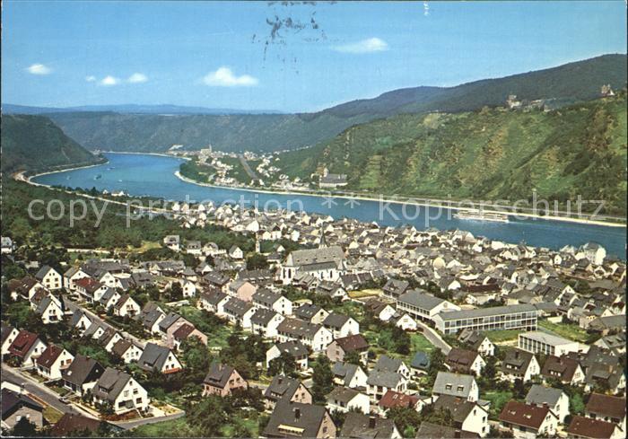 Bad Salzig Gesamtansicht Rhein