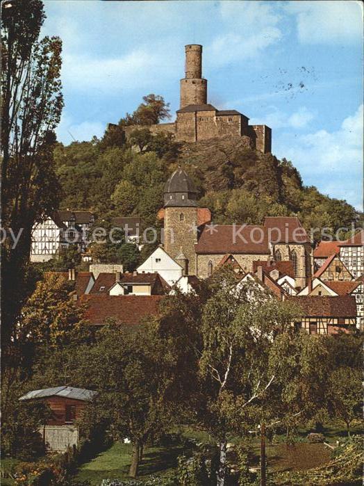 Felsberg Hessen Altstadt Kirche Felsburg Turm