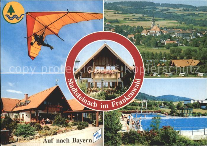 Stadtsteinach Teilansichten Freibad Drachenfliegen Frankenwald