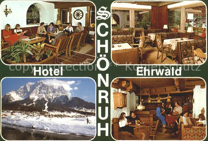 Ehrwald Tirol Hotel Restaurant Schoenruh Winterpanorama Alpen