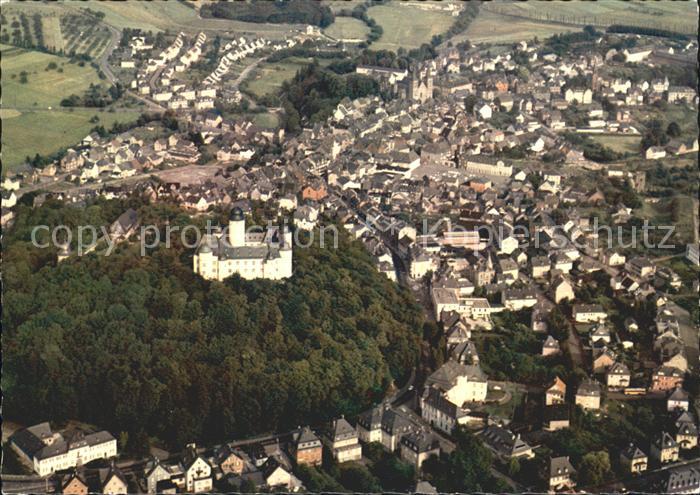 Montabaur Westerwald Schloss Fliegeraufnahme