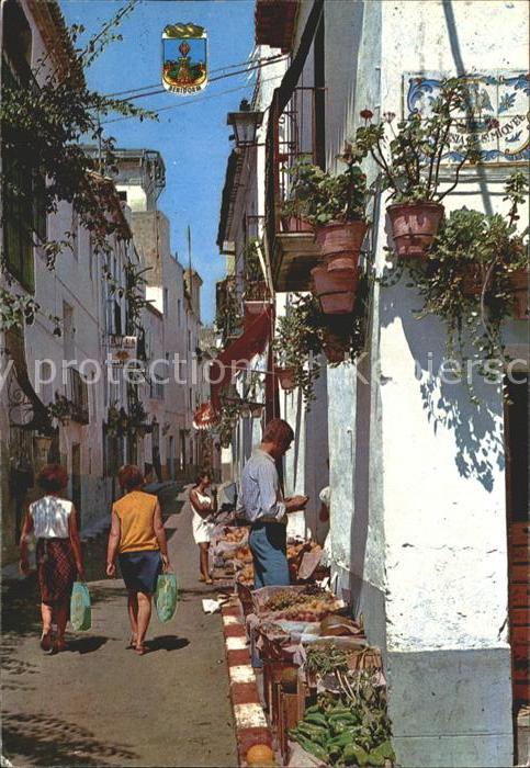 Benidorm Calle tipica