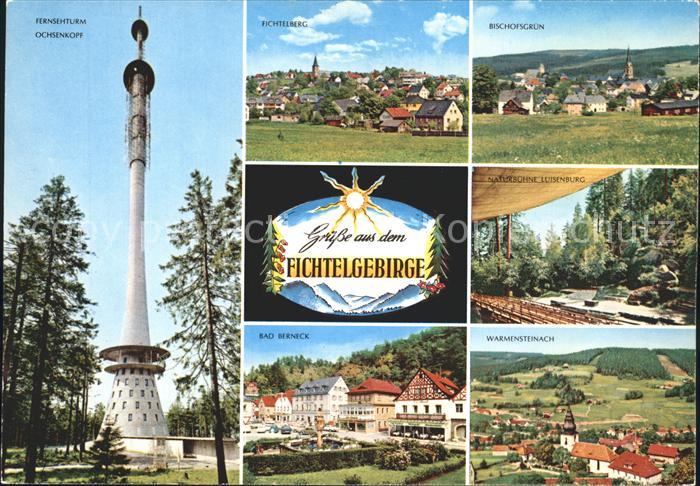Bischofsgruen Fernsehturm Ochsenkopf Fichtelberg Bad Berneck Warmensteinach Natu