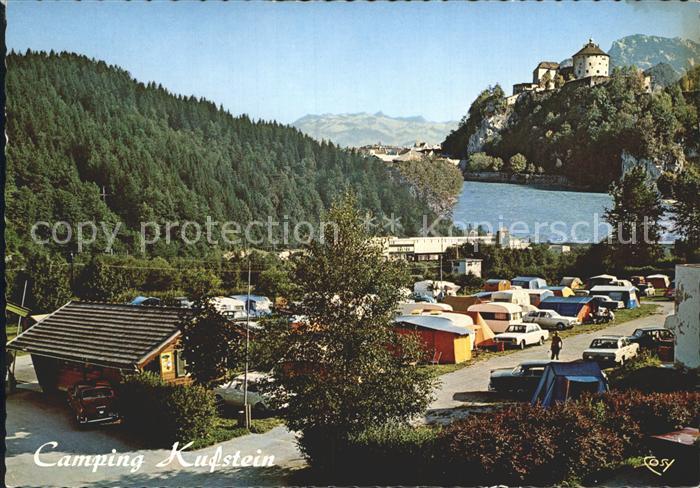 Kufstein Tirol Campingplatz am Inn Schloss