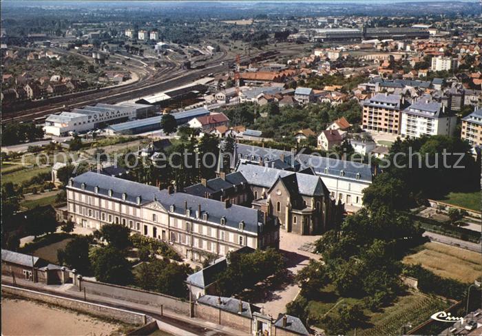 Nevers 58 Couvent St Gildard vue aerienne Kloster