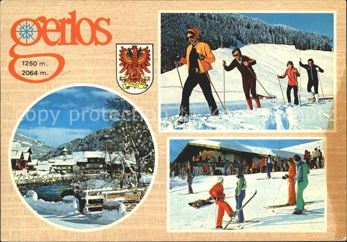 Gerlos Wintersportplatz im Zillertal Langlauf Skihuette