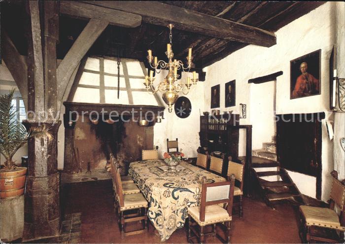 Mayen Schloss Buerresheim Gotische Kueche Kamin