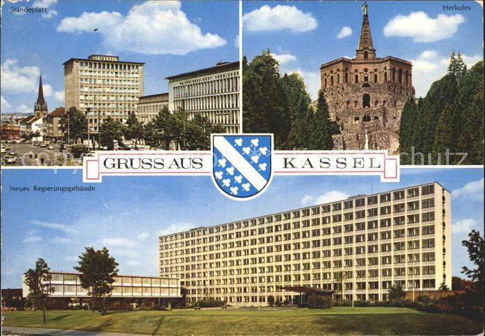 KAssEL CITY Staendeplatz Herkules Wilhelmshoehe Neues Regierungsgebaeude