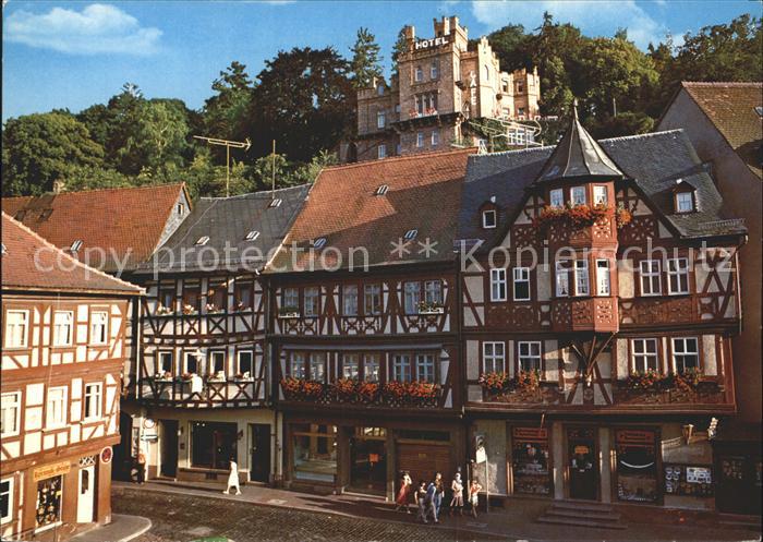 Miltenberg Main Marktplatz Fachwerkhaeuser Erker Hotel