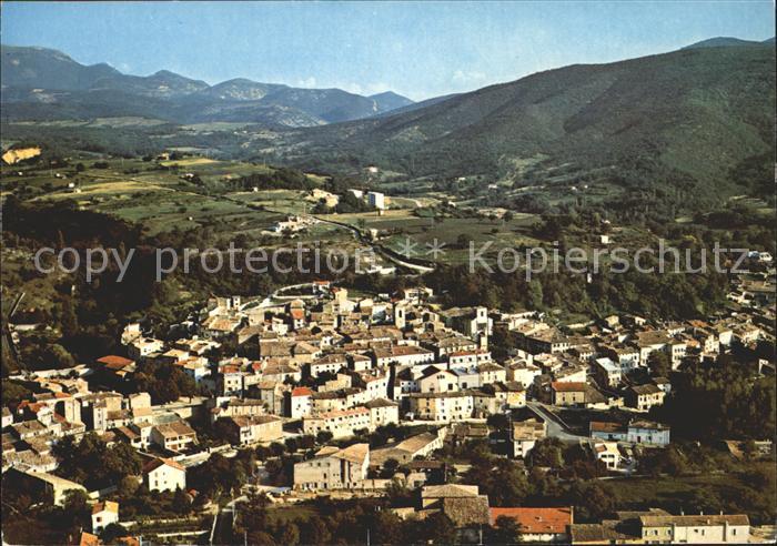 Dieulefit Vue generale aerienne