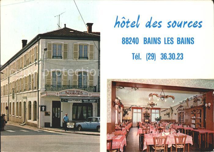 Bains-les-Bains Hotel des Sources Restaurant