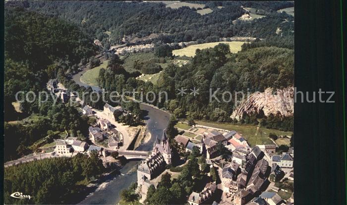Durbuy La plus petite ville du monde Ardennes Belges vue aerienne