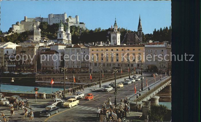 Salzburg Oesterreich Staatsbruecke Festung