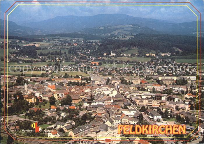 Feldkirchen Kaernten Fliegeraufnahme