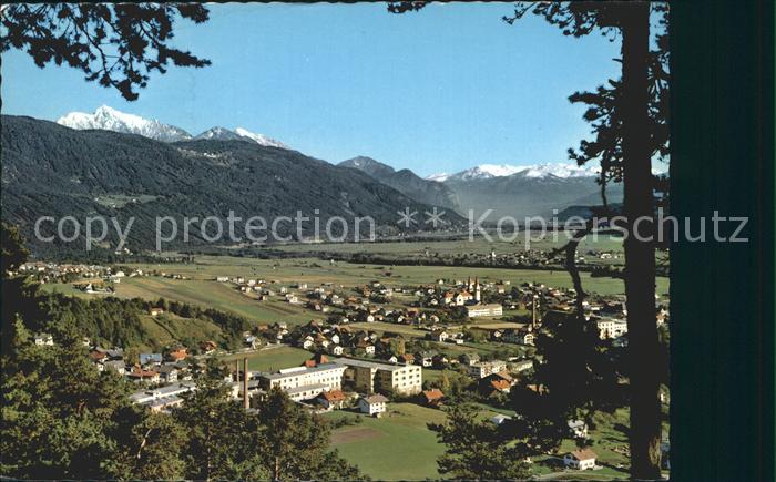 Telfs Tirol Panorama Blick in das Unterinntal Alpen