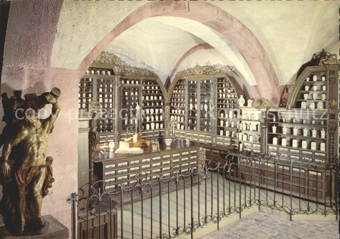 Heidelberg Neckar Apothekenmuseum im Ott Heinrichbau Schloss