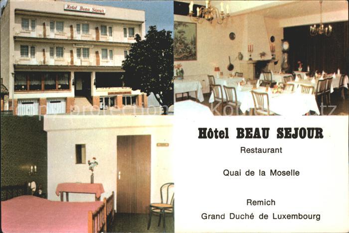 Remich Hotel Restaurant Beau Sejour