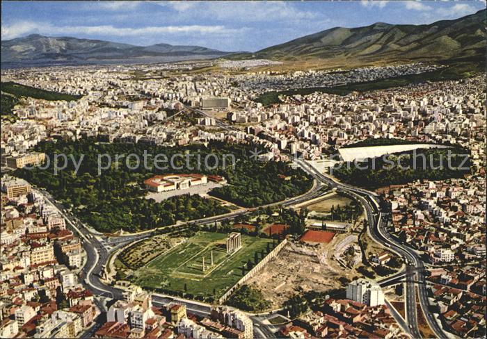 Athen Griechenland Fliegeraufnahme