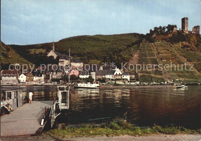 Beilstein Mosel Bootsanlegestelle Burgruine Metternich