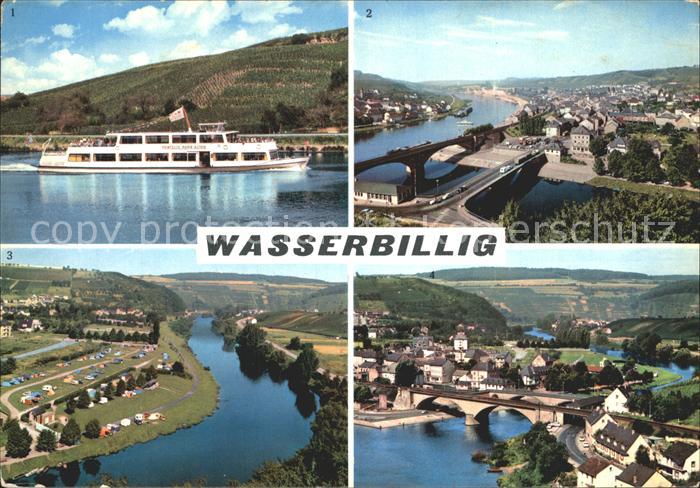 Wasserbillig Bateau Princesse Marie Astrid Camping Frontiere Luxembourg Allemagn