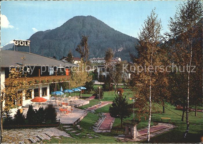 Woergl Tirol Gartengolf Restaurant Terrassenkaffee Minigolf