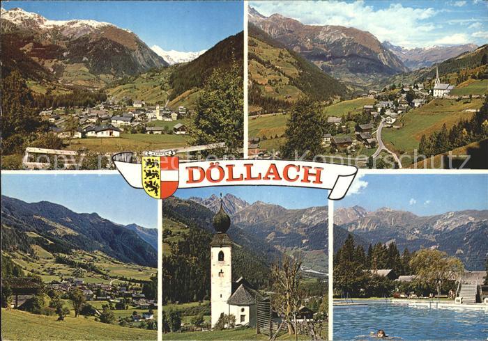 Doellach Kaernten Panorama Moelltal Sagritz Maria Dornach Kirche Schwimmbad