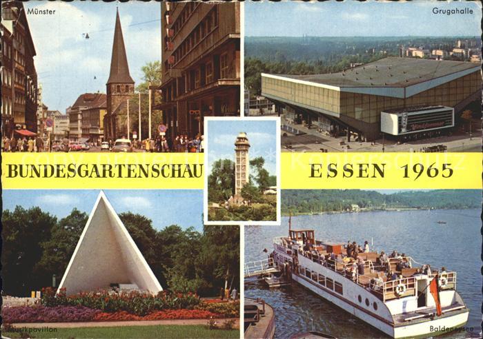 Essen Ruhr Bundesgartenschau Grugahalle Baldeneysee Ausflugsschiff Musikpavillon