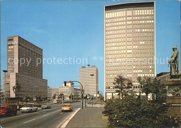 Essen Ruhr Bismarckplatz Denkmal Hochhaus