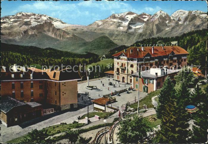 Mendelpass Hotels gegen die Brenta Gruppe Dolomiten