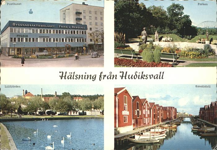Hudiksvall Posthuset Parken Lillfjaerden Kanalidyll