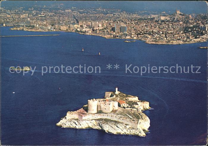 Marseille Bouches-du-Rhone Chateau d If vue aerienne