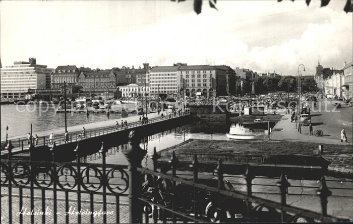 Helsinki Bruecke Hafen