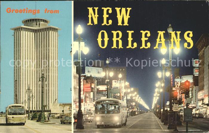 New Orleans Louisiana Canal St. thoroughfare