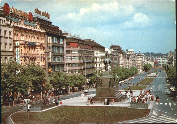 Praha Prahy Prague Wenzelsplatz