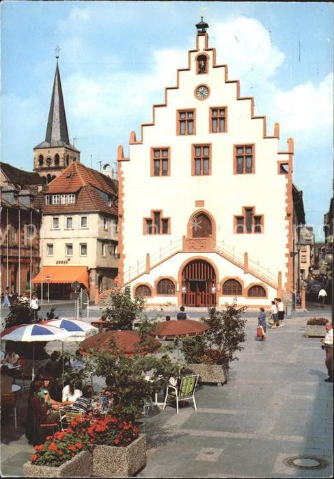 Karlstadt Main Marktpartie Rathaus
