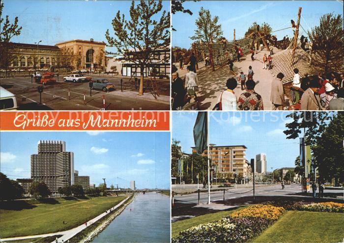 MANNHEIM BW Bahnhof Herzogenried Park Collini-Center Friedrichsring