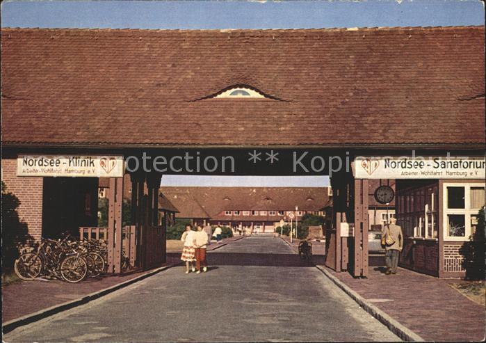 Westerland Sylt Nordseesanatorium Eingang Kurhaus