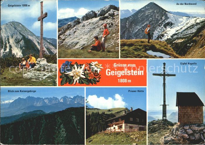 Chiemgau Geigelstein Gipfel Kapelle Nordwand